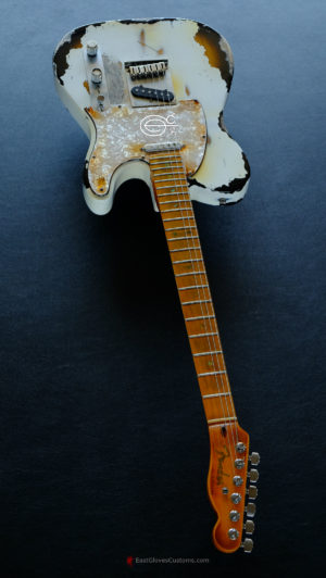 Fender Telecaster American Deluxe 60th Anniversary Series White over Sunburst Aged Heavy Relic Rare (SOLD) - Image 11