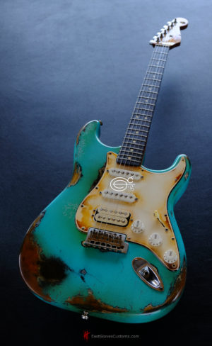Fender Stratocaster HSS Seafoam Green Heavy Aged Relic (SOLD)