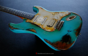 Fender Stratocaster HSS Seafoam Green Heavy Aged Relic (SOLD) - Image 6