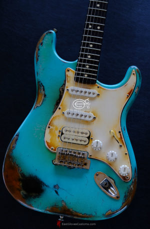 Fender Stratocaster HSS Seafoam Green Heavy Aged Relic (SOLD) - Image 8