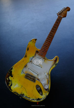 Fender Stratocaster 50th Anniversary Yellow Heavy Aged Relic (RARE)(SOLD) - Image 7