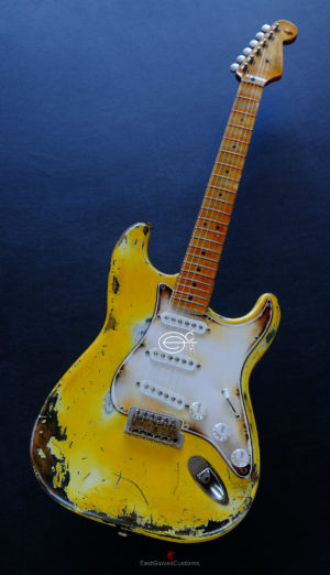 Fender Stratocaster 50th Anniversary Yellow Heavy Aged Relic (RARE)(SOLD) - Image 14