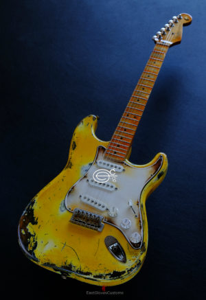 Fender Stratocaster 50th Anniversary Yellow Heavy Aged Relic (RARE)(SOLD) - Image 5