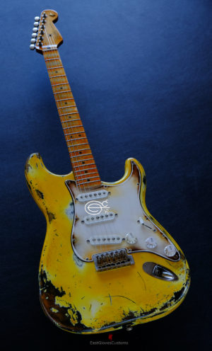Fender Stratocaster 50th Anniversary Yellow Heavy Aged Relic (RARE)(SOLD) - Image 6