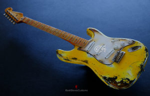 Fender Stratocaster 50th Anniversary Yellow Heavy Aged Relic (RARE)(SOLD)