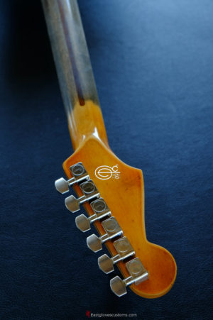 Fender Stratocaster Black over Orange Heavy Aged Relic (SOLD) - Image 13