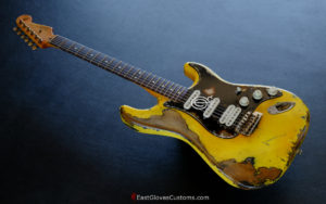 Fender Stratocaster HSS TV Yellow Heavy Aged Relic (SOLD)