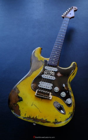 Fender Stratocaster HSS TV Yellow Heavy Aged Relic (SOLD) - Image 5