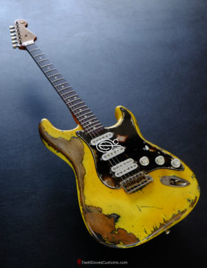 Fender Stratocaster HSS TV Yellow Heavy Aged Relic (SOLD) - Image 8