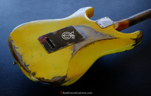 Fender Stratocaster HSS TV Yellow Heavy Aged Relic (SOLD) - Image 14