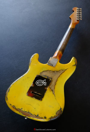 Fender Stratocaster HSS TV Yellow Heavy Aged Relic (SOLD) - Image 7