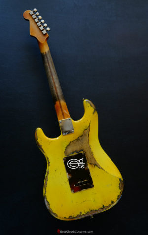 Fender Stratocaster HSS TV Yellow Heavy Aged Relic (SOLD) - Image 9