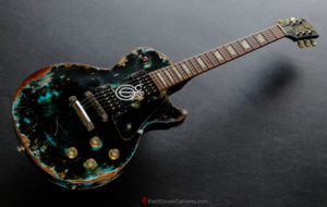 Gibson Les Paul Studio Black over Blue inspired by Joe Strummer Tele Heavy Aged Relic (SOLD) - Image 14