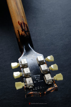 Gibson Les Paul Studio Black over Blue inspired by Joe Strummer Tele Heavy Aged Relic (SOLD) - Image 19