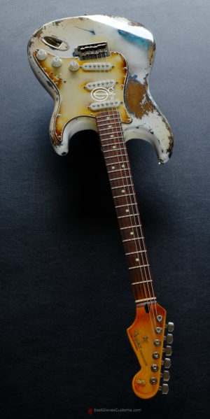 Fender Stratocaster Olympic White Heavy Aged Relic (SOLD) - Image 10