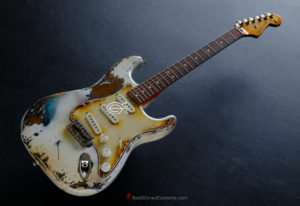 Fender Stratocaster Olympic White Heavy Aged Relic (SOLD) - Image 8