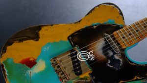 Fender Telecaster FSR Special Edition Deluxe Ash Seafoam Green over Butterscotch Heavy Aged Relic (SOLD) - Image 2