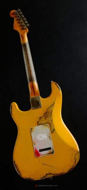 Fender Stratocaster Yellow Heavy Aged Relic (SOLD) - Image 12