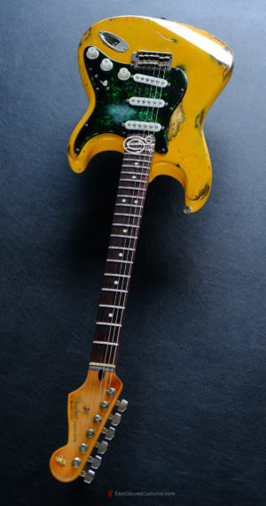 Fender Stratocaster Yellow Heavy Aged Relic (SOLD) - Image 16
