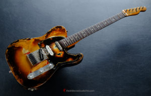 Fender Telecaster Nashville Deluxe Series Copper Gold with Gold Leaf ONE-OF-A-KIND Heavy Aged Relic (SOLD) - Image 6