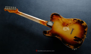 Fender Telecaster Nashville Deluxe Series Copper Gold with Gold Leaf ONE-OF-A-KIND Heavy Aged Relic (SOLD) - Image 7