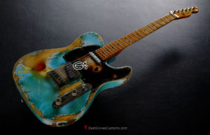 Fender Telecaster Daphne Blue Heavy Aged Relic (SOLD) - Image 6