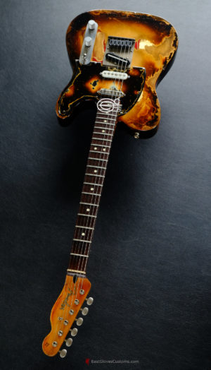Fender Telecaster Nashville Deluxe Series Copper Gold with Gold Leaf ONE-OF-A-KIND Heavy Aged Relic (SOLD) - Image 10