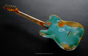 Fender Telecaster Daphne Blue Heavy Aged Relic (SOLD) - Image 7