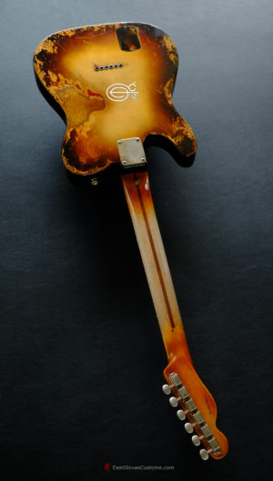 Fender Telecaster Nashville Deluxe Series Copper Gold with Gold Leaf ONE-OF-A-KIND Heavy Aged Relic (SOLD) - Image 11