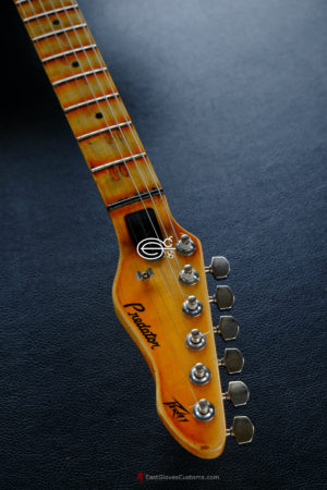 Peavey Stratocaster Style Daphne Blue Made in USA Heavy Aged Relic (SOLD) - Image 12