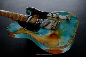 Fender Telecaster Daphne Blue Heavy Aged Relic (SOLD) - Image 4