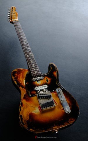 Fender Telecaster Nashville Deluxe Series Copper Gold with Gold Leaf ONE-OF-A-KIND Heavy Aged Relic (SOLD) - Image 3