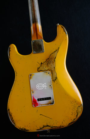 Fender Stratocaster Yellow Heavy Aged Relic (SOLD) - Image 7