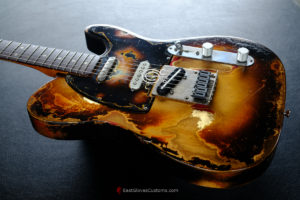 Fender Telecaster Nashville Deluxe Series Copper Gold with Gold Leaf ONE-OF-A-KIND Heavy Aged Relic (SOLD) - Image 4