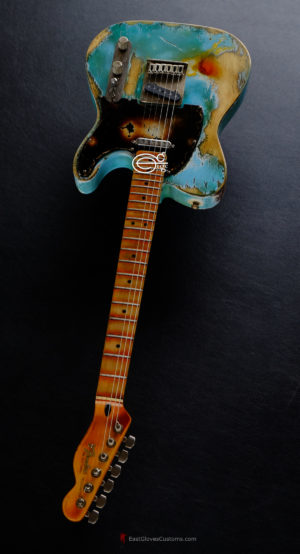 Fender Telecaster Daphne Blue Heavy Aged Relic (SOLD) - Image 10