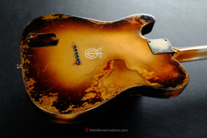 Fender Telecaster Nashville Deluxe Series Copper Gold with Gold Leaf ONE-OF-A-KIND Heavy Aged Relic (SOLD) - Image 5
