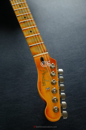 Fender Telecaster FSR Special Edition Deluxe Ash Seafoam Green over Butterscotch Heavy Aged Relic (SOLD) - Image 8