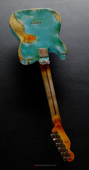 Fender Telecaster Daphne Blue Heavy Aged Relic (SOLD) - Image 11