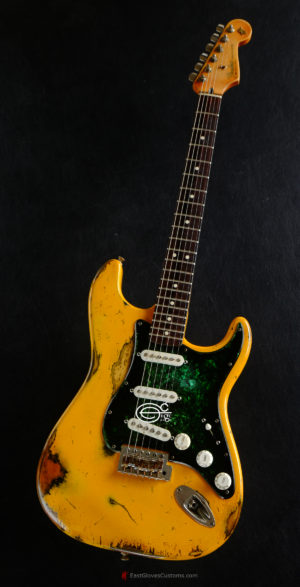Fender Stratocaster Yellow Heavy Aged Relic (SOLD) - Image 11
