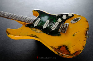 Fender Stratocaster Yellow Heavy Aged Relic (SOLD) - Image 9