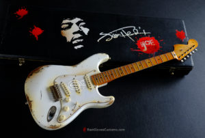 Fender Stratocaster Artist Series Jimi Hendrix Olympic White with Custom Hardcase Heavy Aged Relic (SOLD) - Image 13