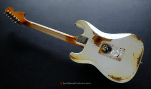 Fender Stratocaster Artist Series Jimi Hendrix Olympic White with Custom Hardcase Heavy Aged Relic (SOLD) - Image 4