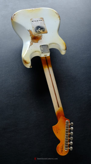 Fender Stratocaster Artist Series Jimi Hendrix Olympic White with Custom Hardcase Heavy Aged Relic (SOLD) - Image 10