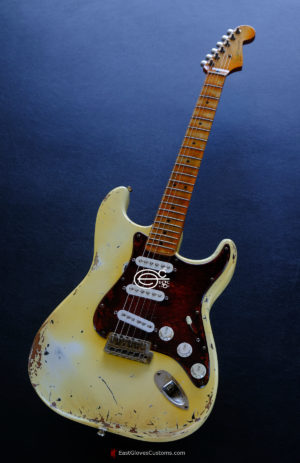 Fender Stratocaster Vintage White Medium Aged Relic (SOLD) - Image 6