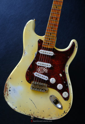 Fender Stratocaster Vintage White Medium Aged Relic (SOLD) - Image 7
