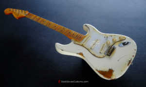 Fender Stratocaster Artist Series Jimi Hendrix Olympic White with Custom Hardcase Heavy Aged Relic (SOLD) - Image 10