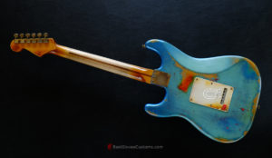 Fender Stratocaster Daphne Blue/Pelham Blue Tex-Mex Made in USA Medium Relic Aged (RARE)(SOLD) - Image 12