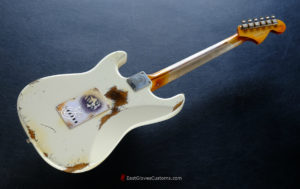Fender Stratocaster Artist Series Jimi Hendrix Olympic White with Custom Hardcase Heavy Aged Relic (SOLD) - Image 11
