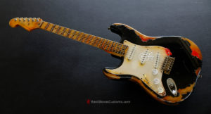 Fender Stratocaster 60th Anniversary Black Left Handed Heavy Aged Relic (Hidden) - Image 9