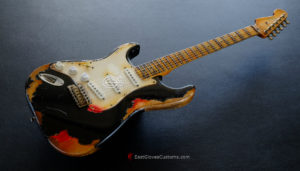 Fender Stratocaster 60th Anniversary Black Left Handed Heavy Aged Relic (Hidden) - Image 10